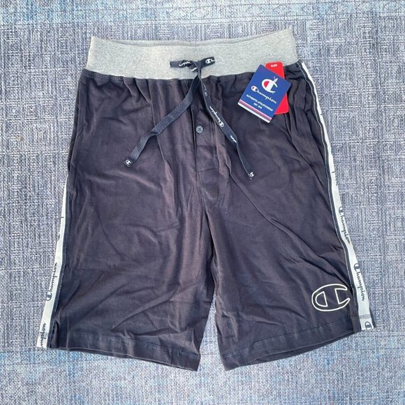 Champion Other - Champion Men Sleep Wear Shorts Active Wear Blue Draw String Shorts Size S